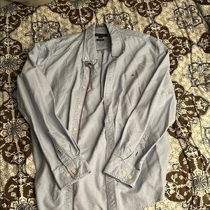 Tommy Hilfiger Sky Blue Casual Shirt